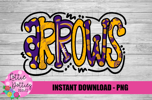 Arrows PNG - Arrows -  sublimation design - Digital Download