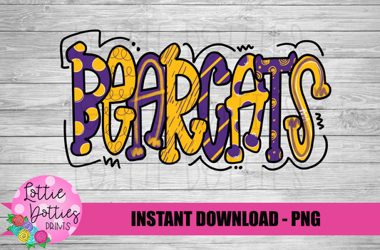 Bearcats PNG - Bearcats Sublimation - Mascots