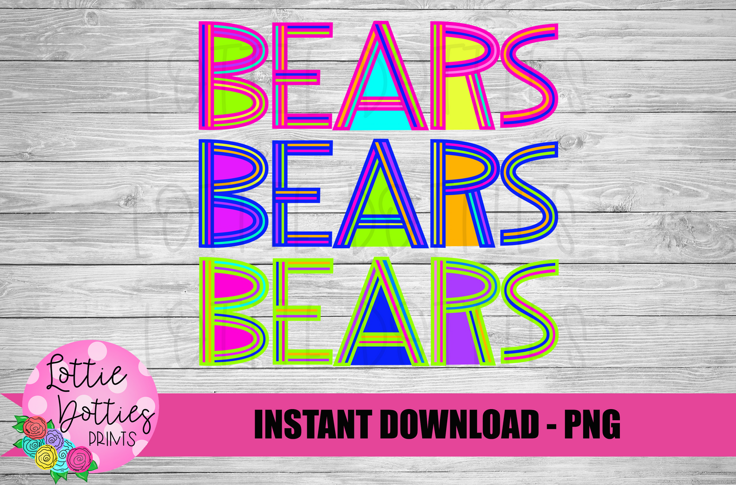 Bears PNG - Bears sublimation design - Digital Download