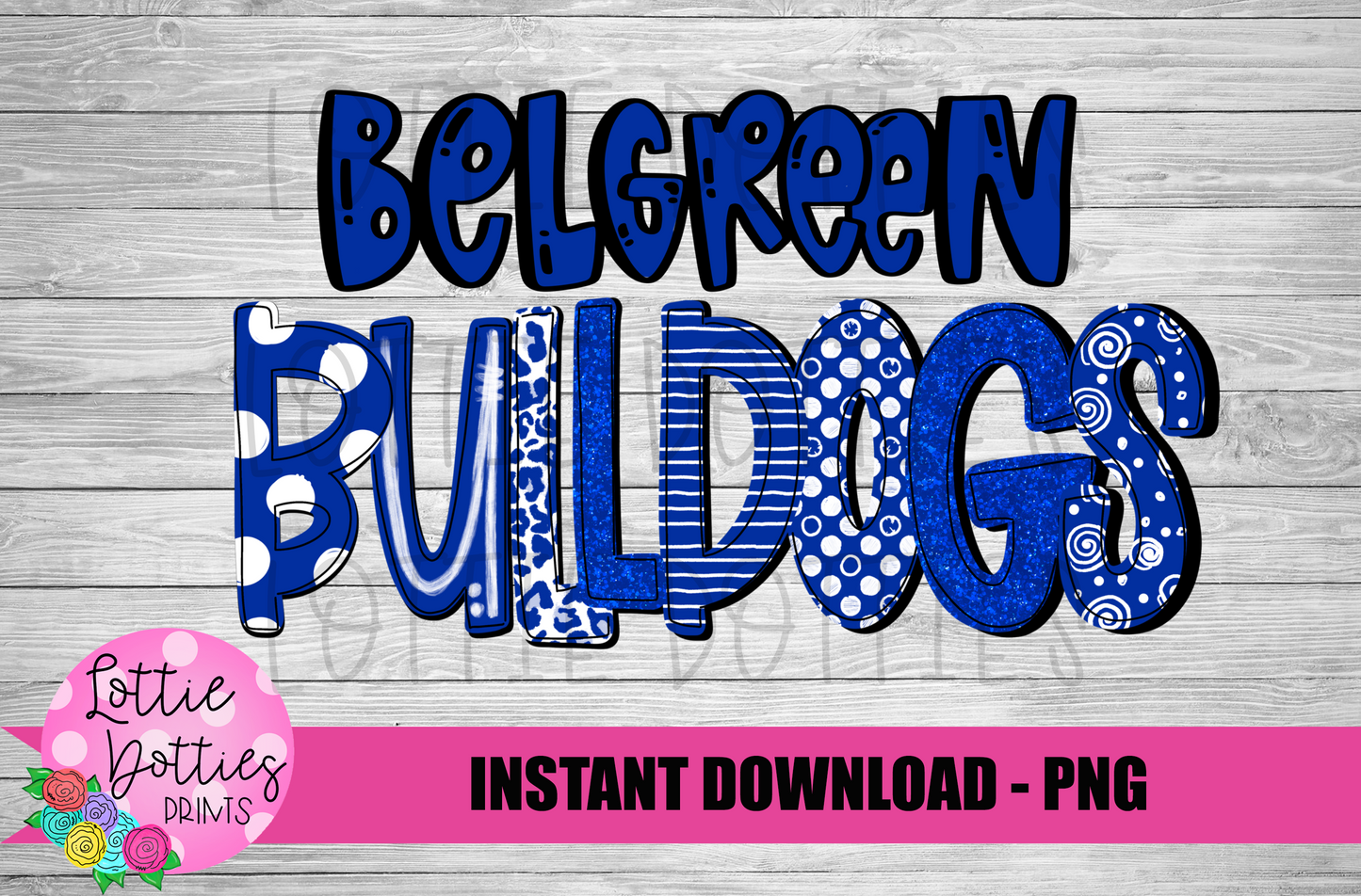 Belgreen Bulldogs - PNG - Bulldogs - Sublimation design - Digital Download