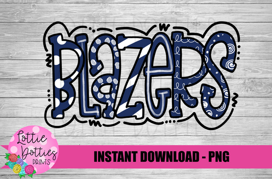 Blazers PNG - Sublimation - Digital Download