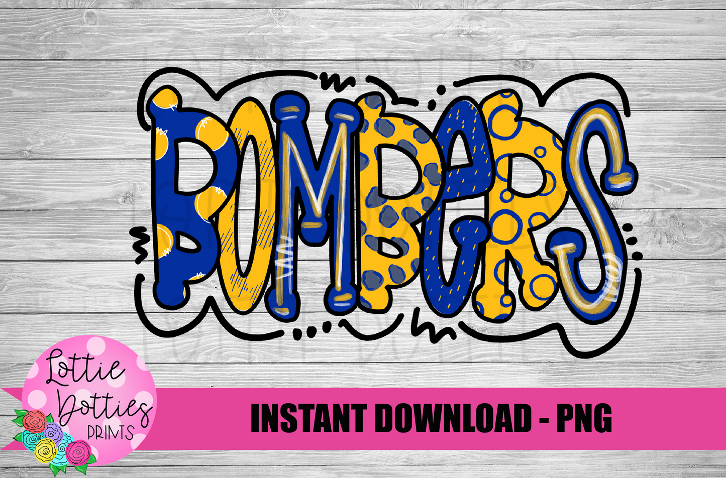 Bombers PNG - Bombers Sublimation - Mascot