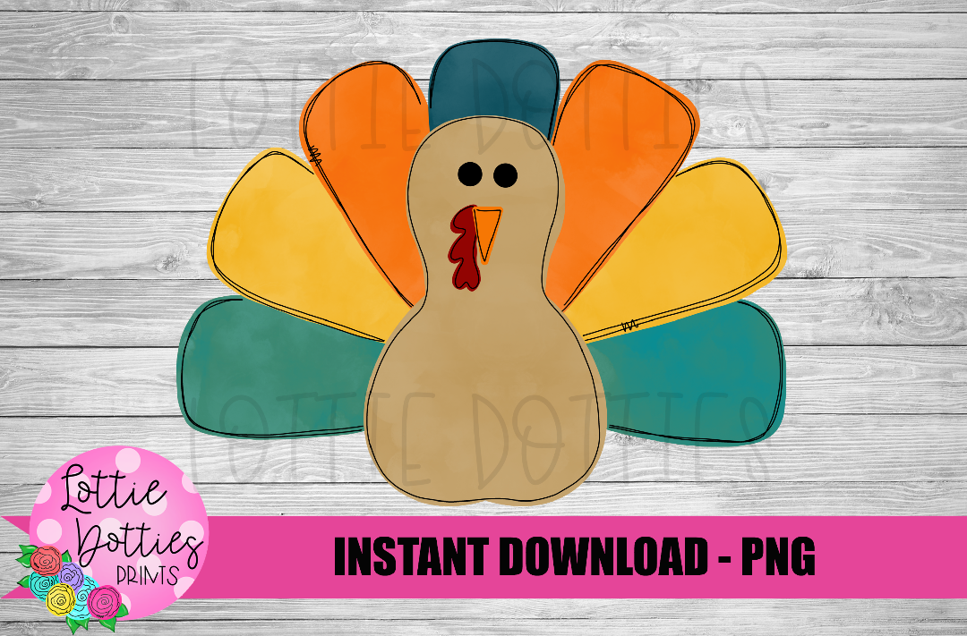 Turkey Png - Turkey Sublimation Design- Digital Download