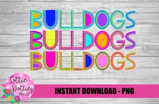 Bulldogs -  PNG - Bulldogs  -  sublimation design - Digital Download
