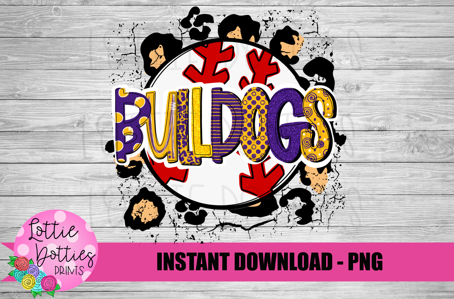 Bulldogs Baseball Png - Bulldogs Sublimation Design - Digital Download