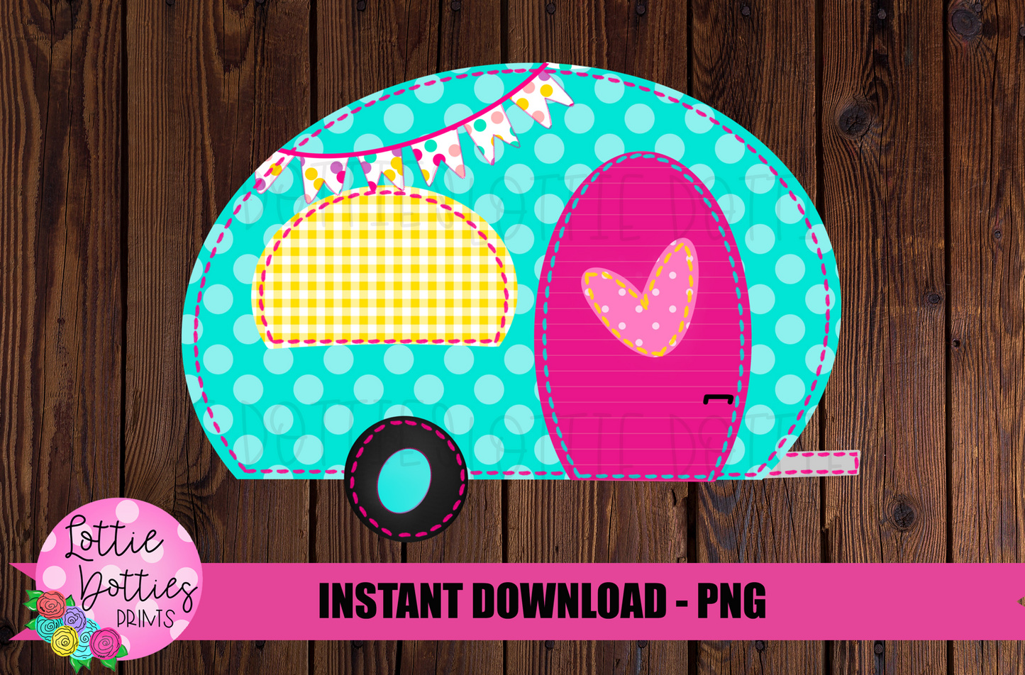 Camper Png - Camping Sublimation Design - Faux Applique _  Glamping - Happy Camper - Digital Download