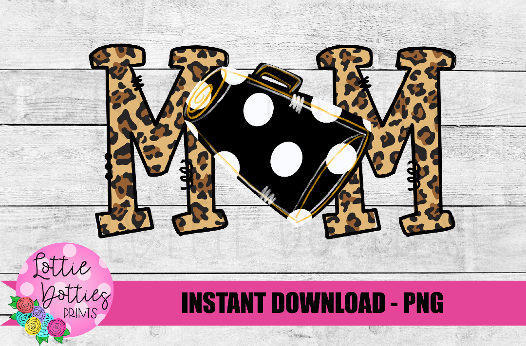 Cheer Mom Png - Cheer Mom Sublimation Design - Digital Download