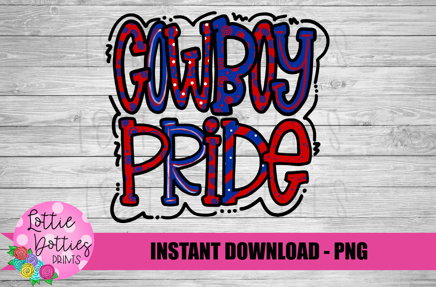 Cowboys Pride Png - Digital Download - Cowboys Sublimation