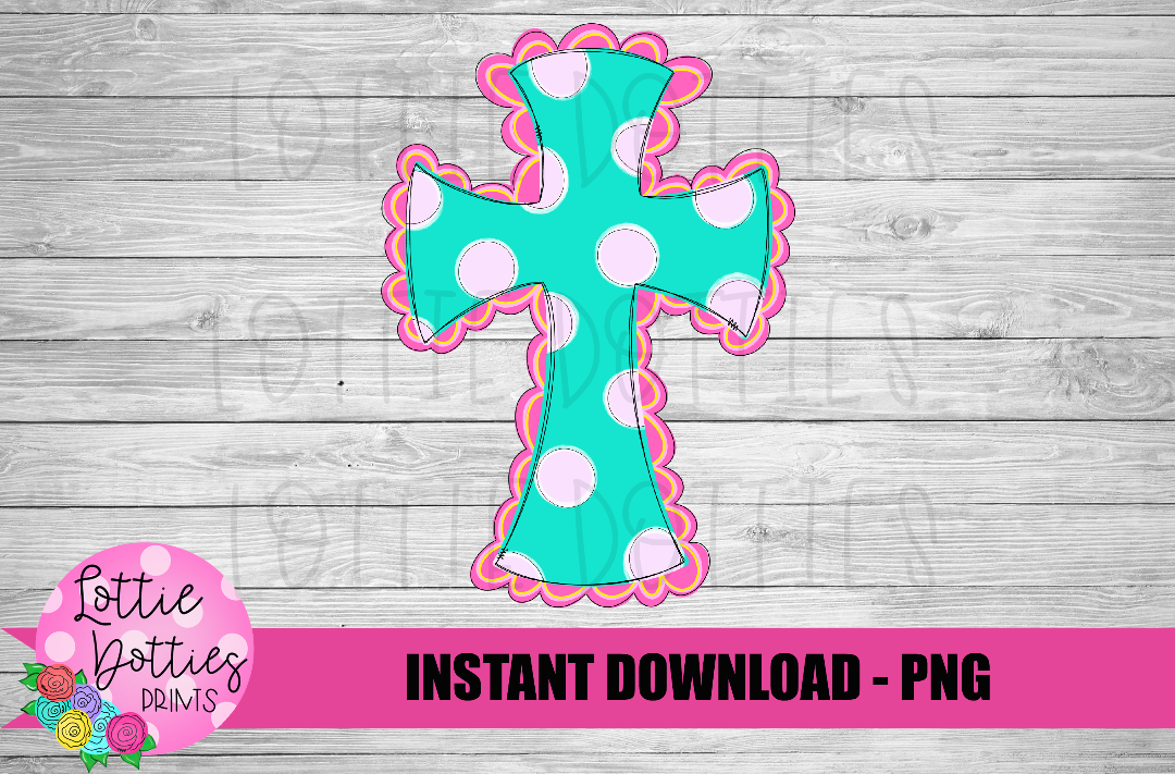 Cross Png - Cross Sublimation Design- Easter Design - Digital Download