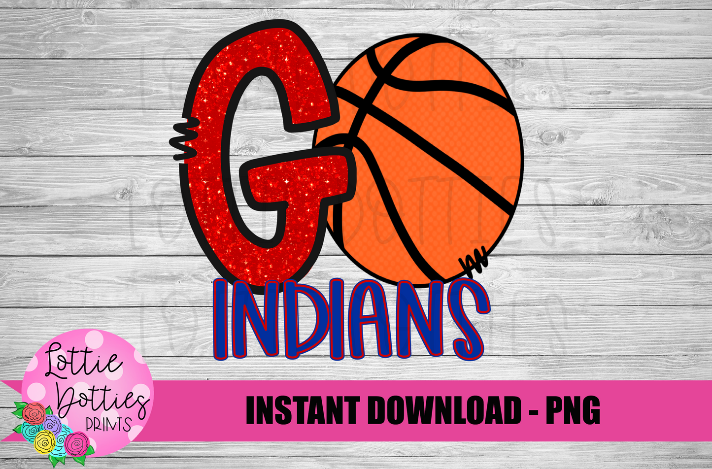 Go Indians PNG - Indians sublimation design - Digital Download