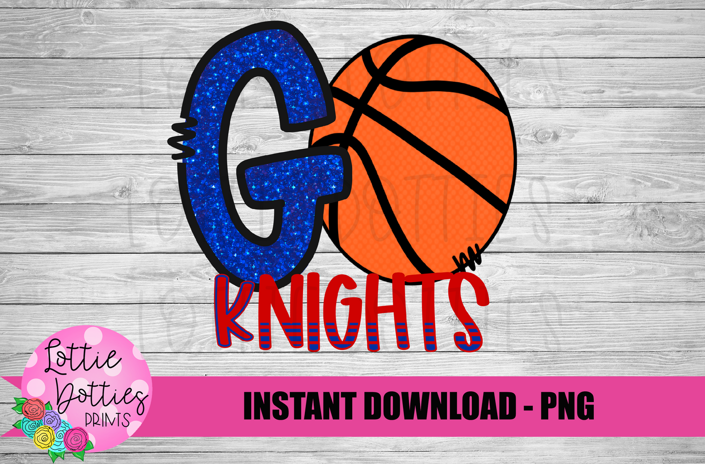 Go Knights PNG - Knights - sublimation design - Digital Download