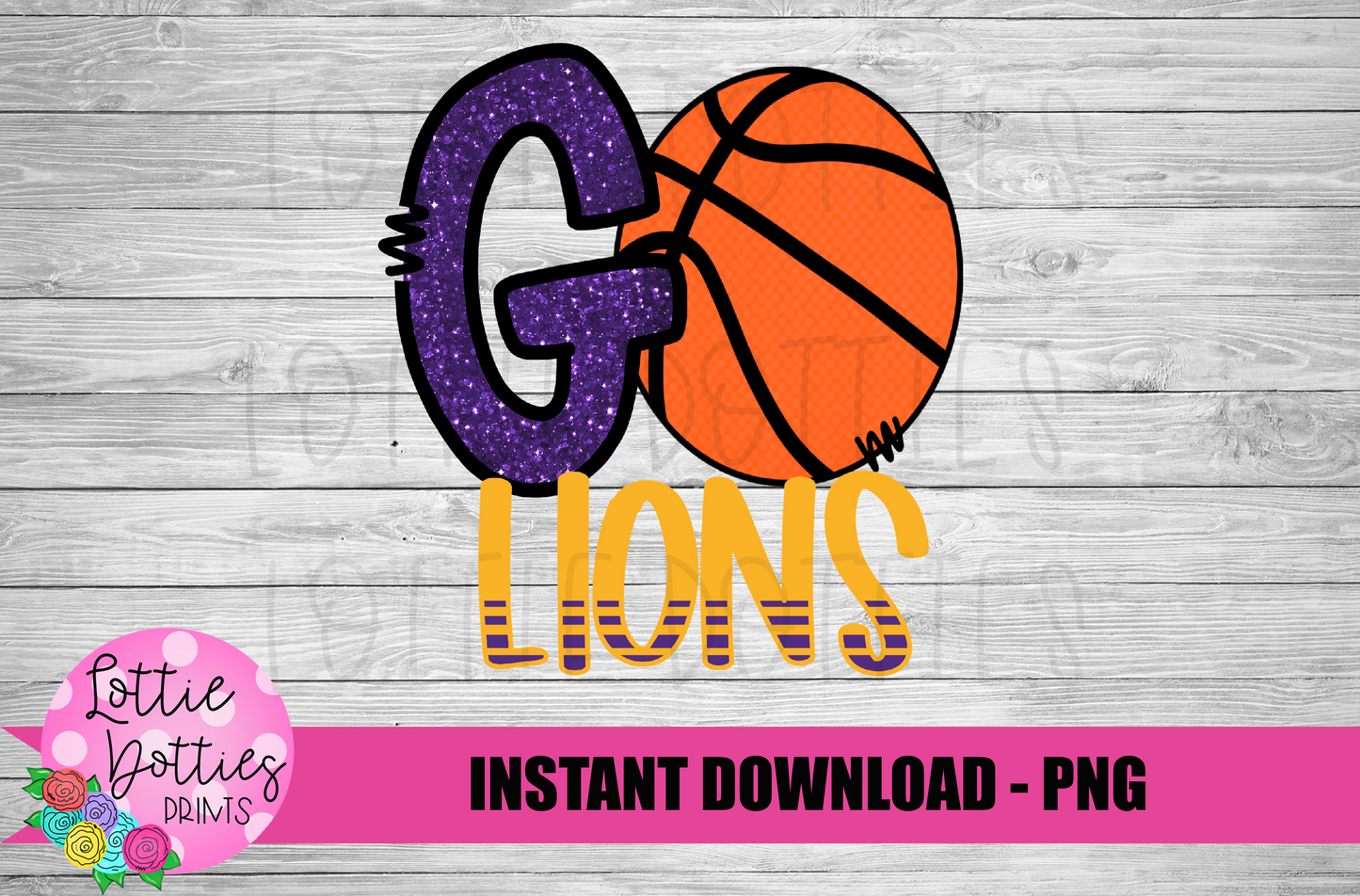 Go Lions PNG - Lions - sublimation design - Digital Download
