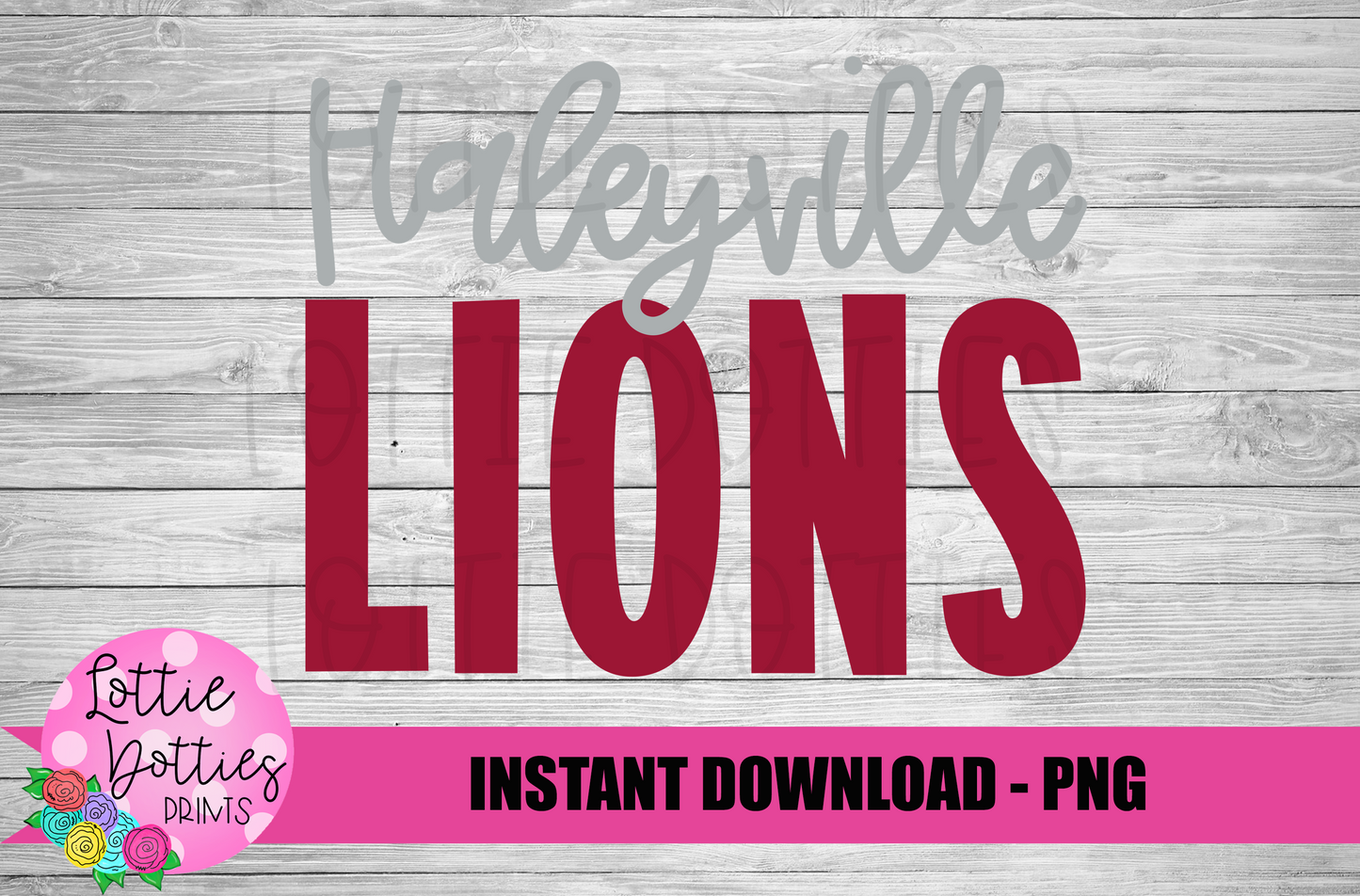 Haleyville Lions PNG - Lions - sublimation design - Digital Download
