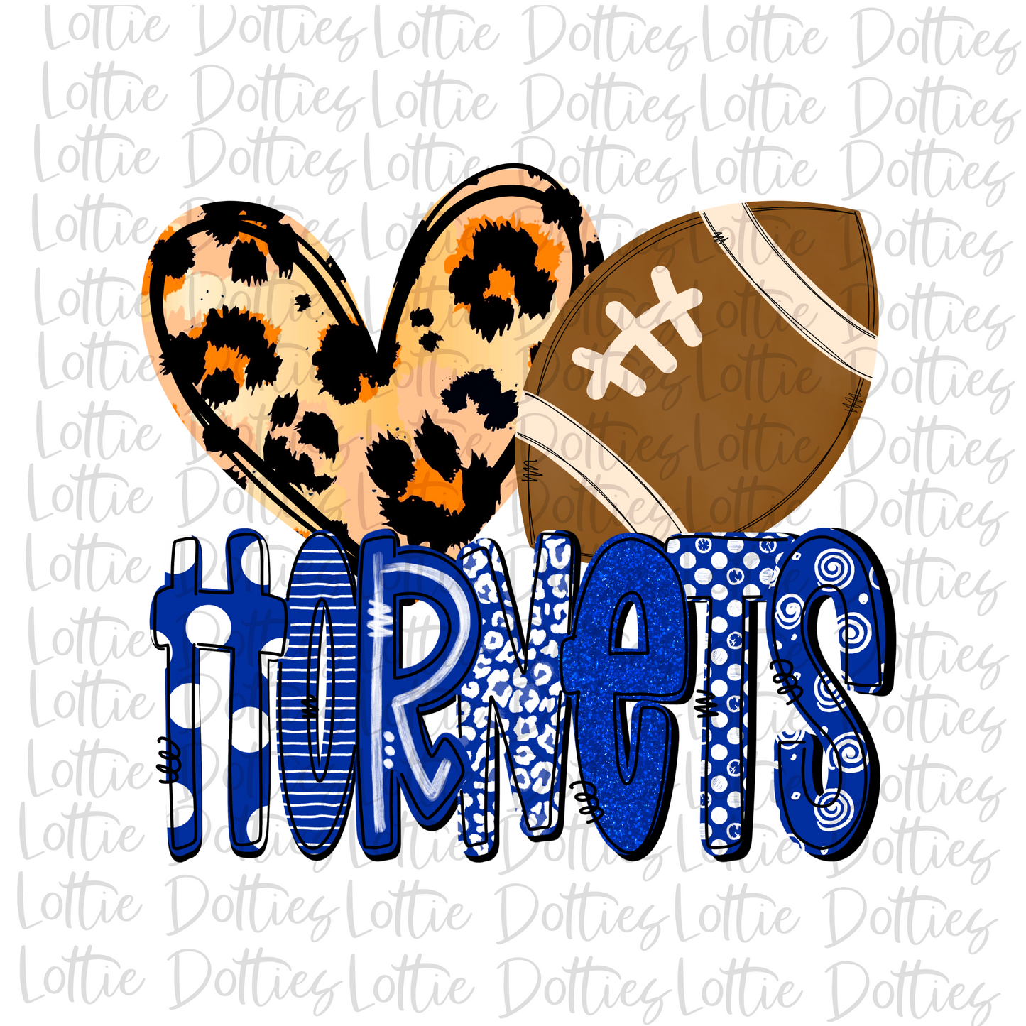 Love Football Hornets PNG - Hornets sublimation design - Digital Download