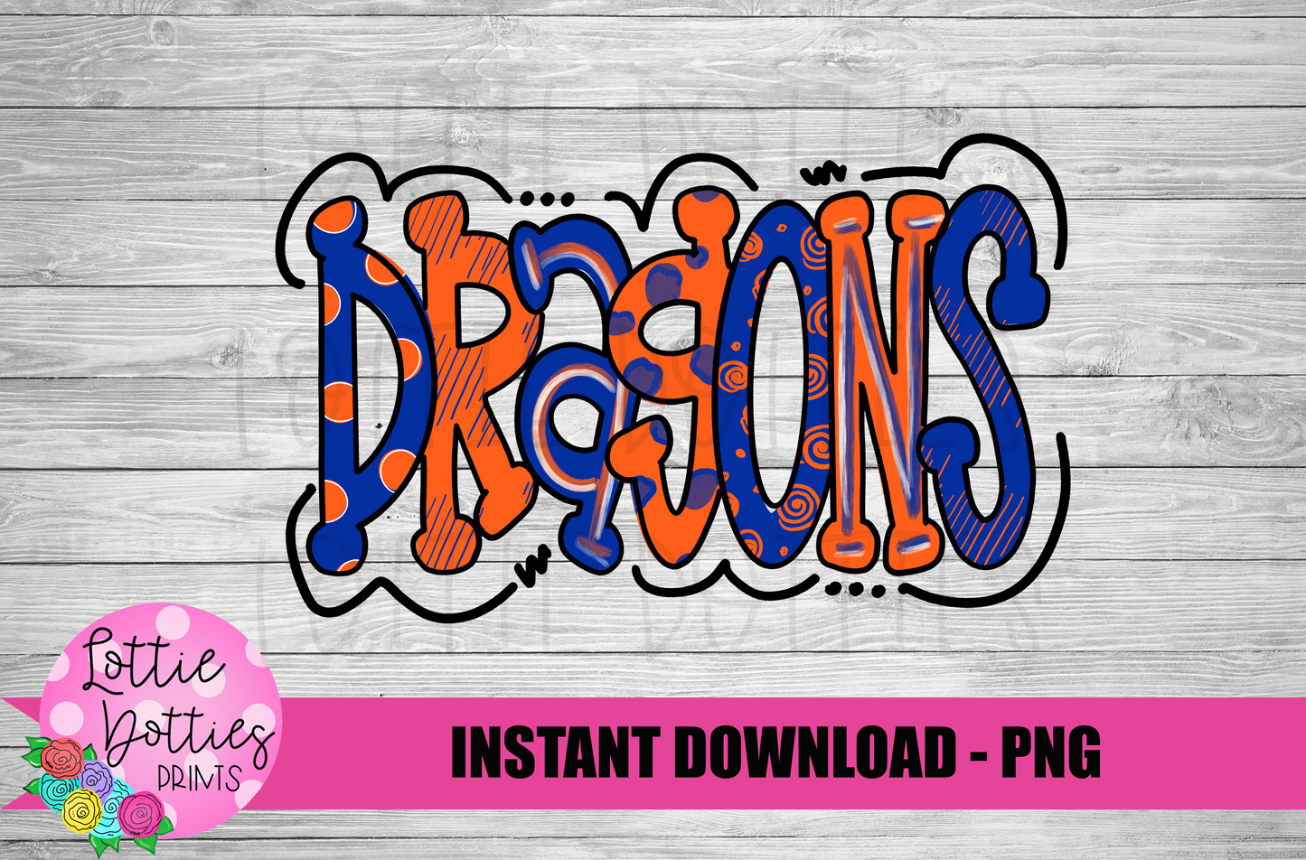 Dragons PNG - Instant Download - Digital Download - Dragona Sublimation Design
