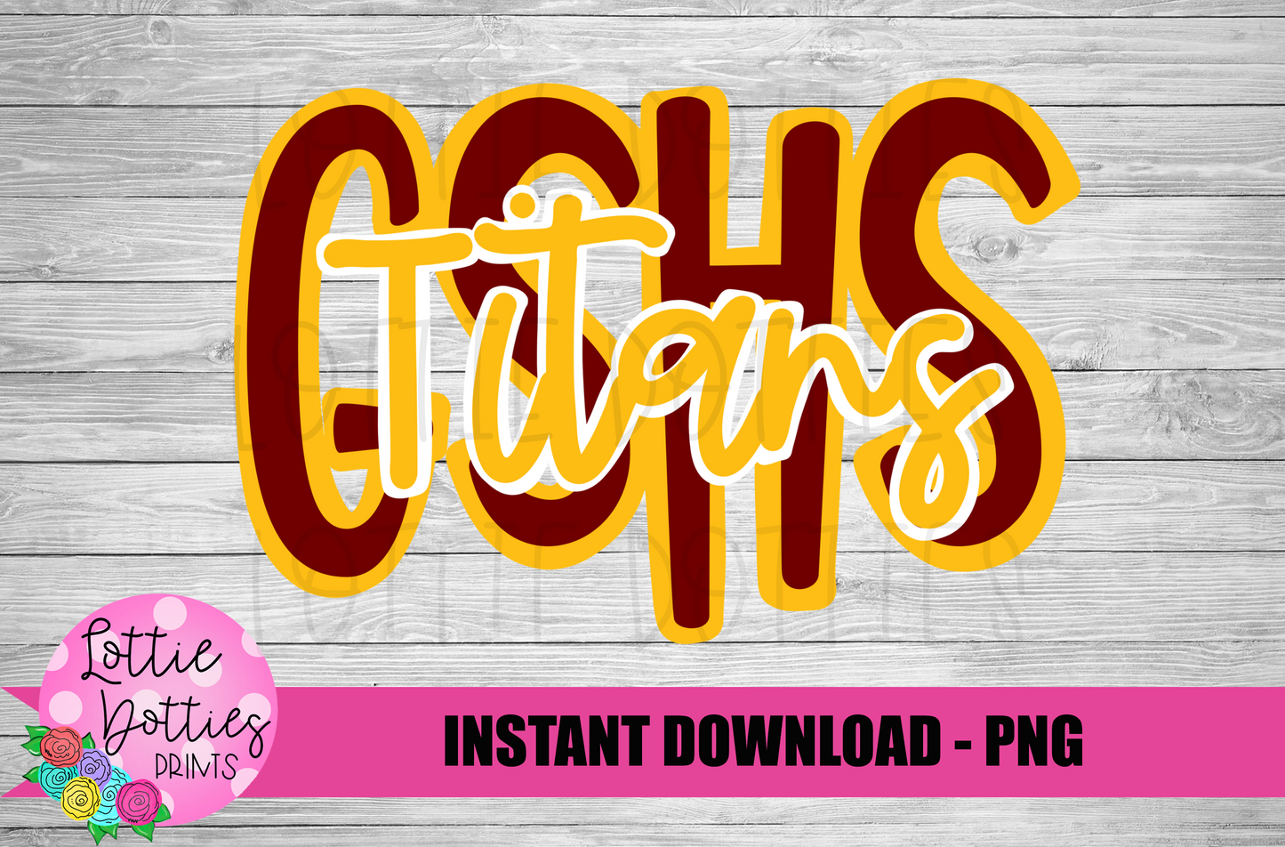 GSHS Titans PNG - Titans Sublimation - Digital Download