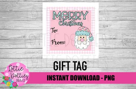 Christmas Gift Tag Png - Santa Gift Tag - Christmas Gift tags