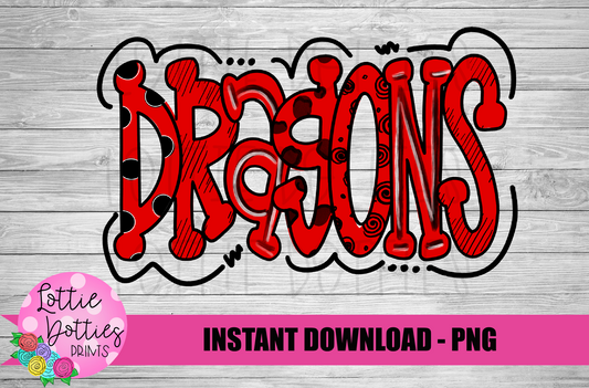 Dragons PNG - Instant Download - Digital Download - Dragona Sublimation Design