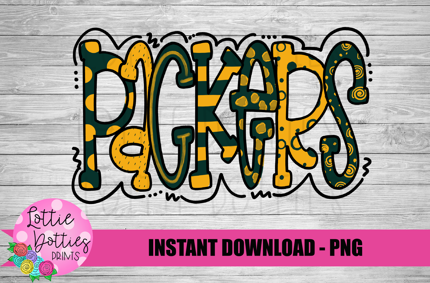 Packers Png - Mascot Sublimation Design - Digital Download