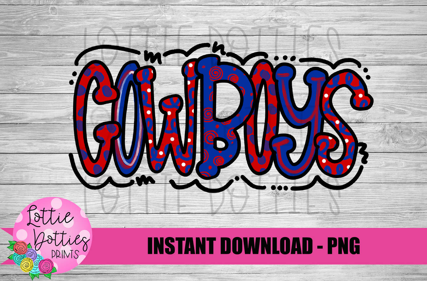 Cowboys Png - Digital Download