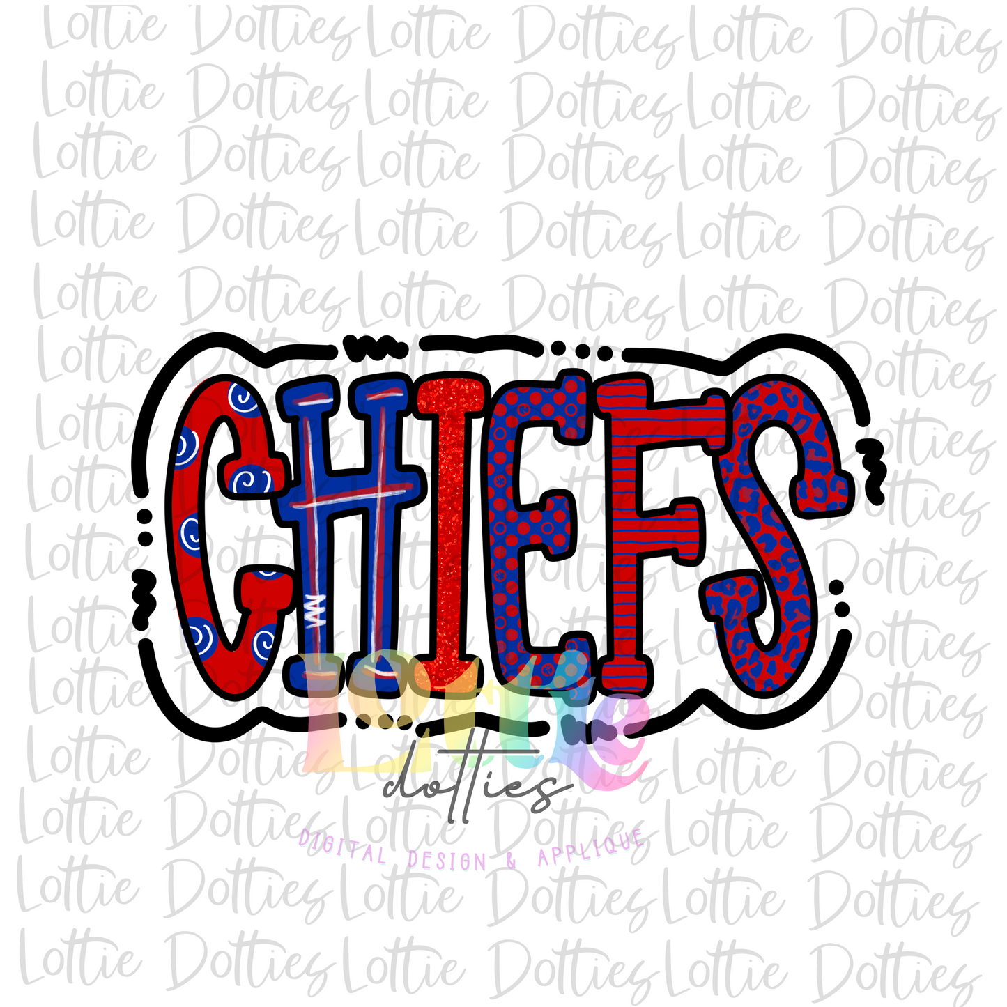 Chiefs - PNG - Instant Download - Digital Download - Sublimation Design
