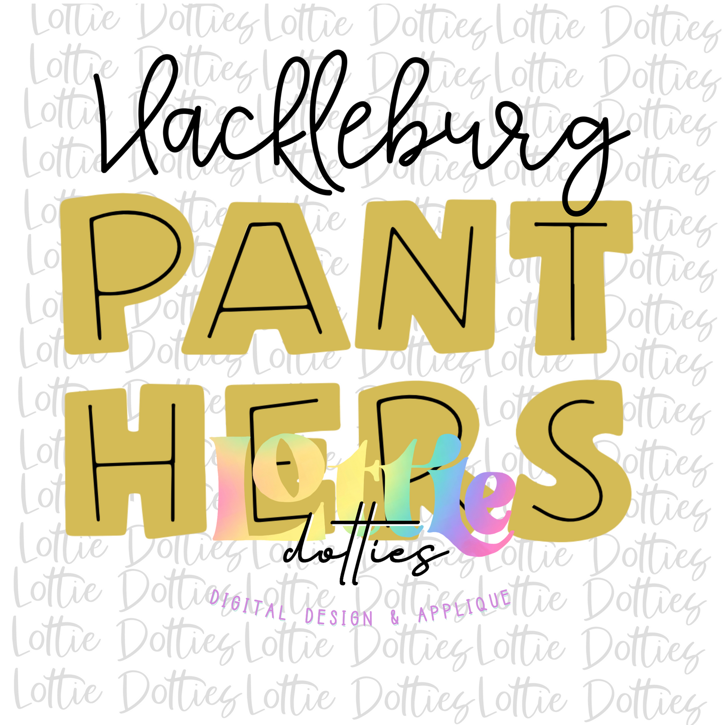 Hackleburg Panthers PNG - Panthers Sublimation - Digital Download