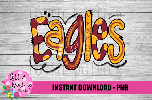 Eagles PNG - Eagles -  sublimation design - Digital Download