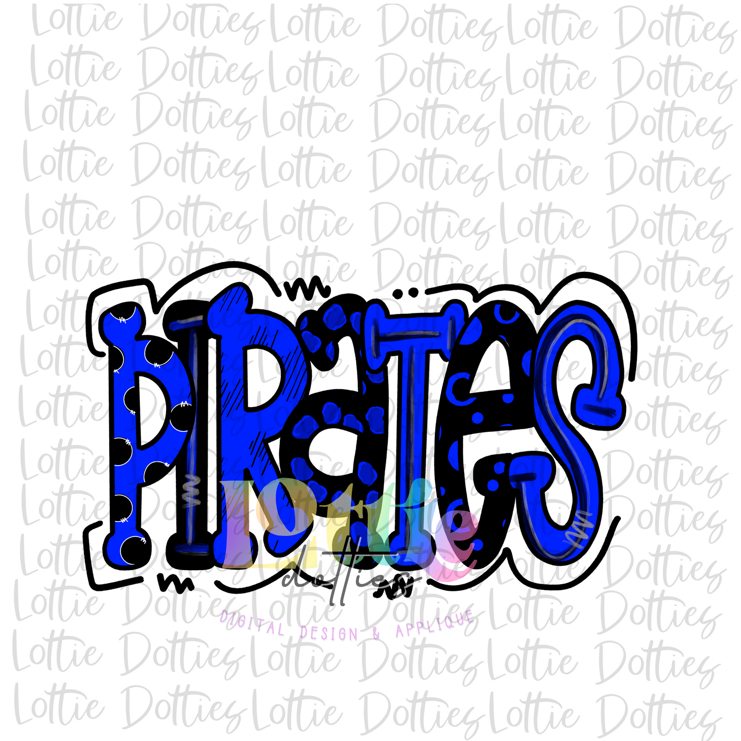 Pirates PNG - Pirates - sublimation design - Digital Download - Black and Blue