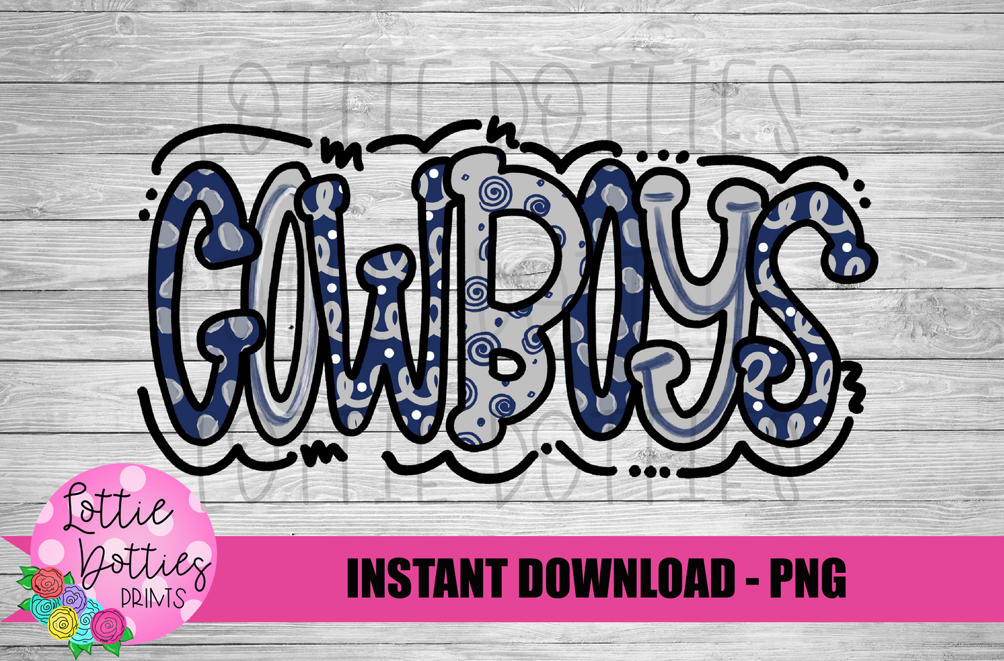 Cowboys Png - Digital Download