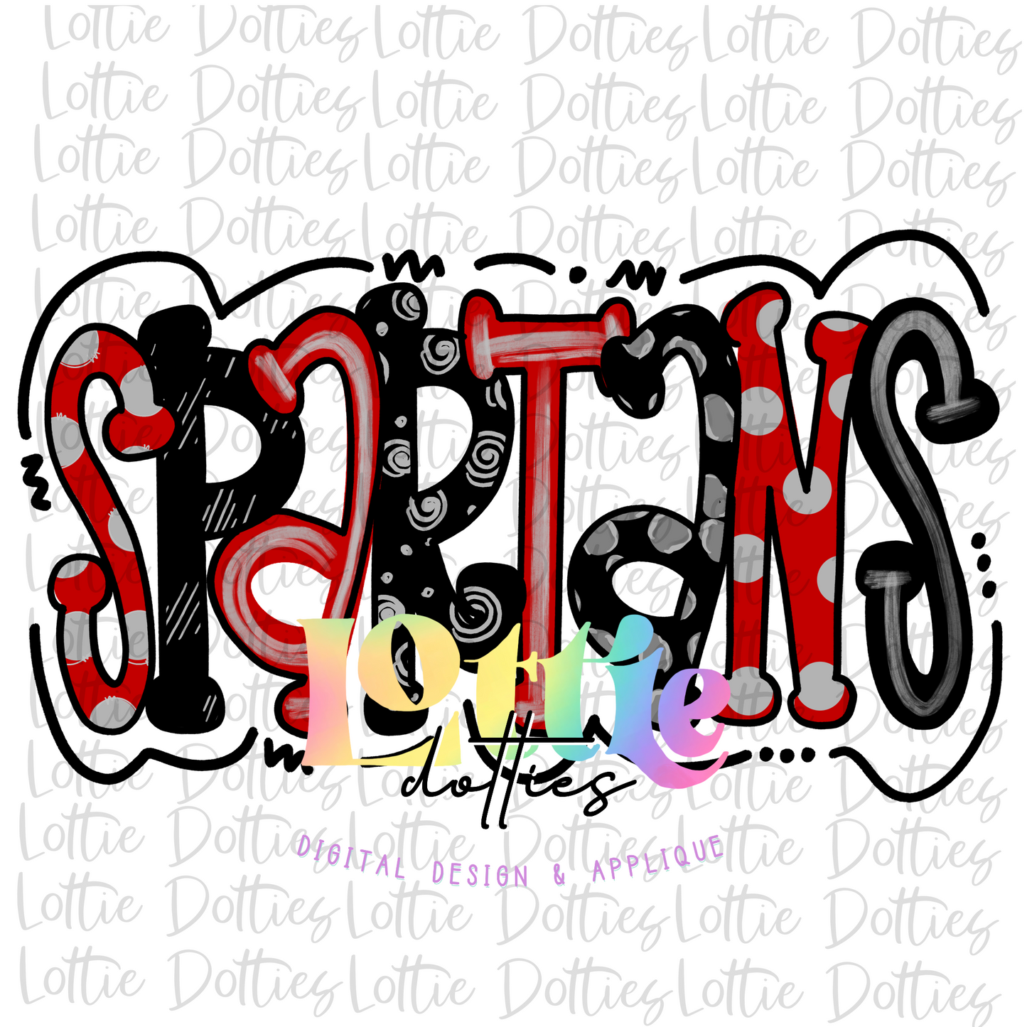 Spartans PNG - Spartans - Sublimation design - Digital Download Red and Black