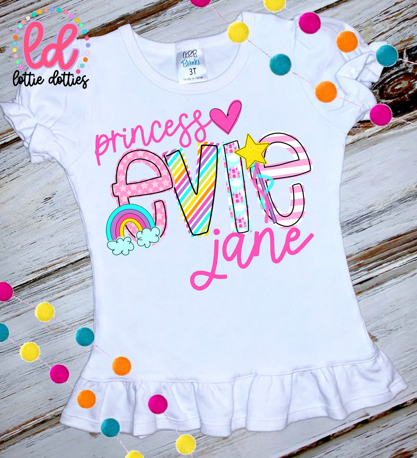 Princess Alphabet - Alpha Pack - Alphabet Clipart - Instant Download - Alpha Pack
