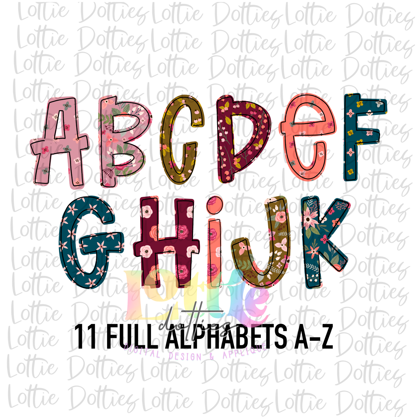 Fall Alphabet - Alpha Pack - Alphabet Clipart - Instant Download - Alpha Pack