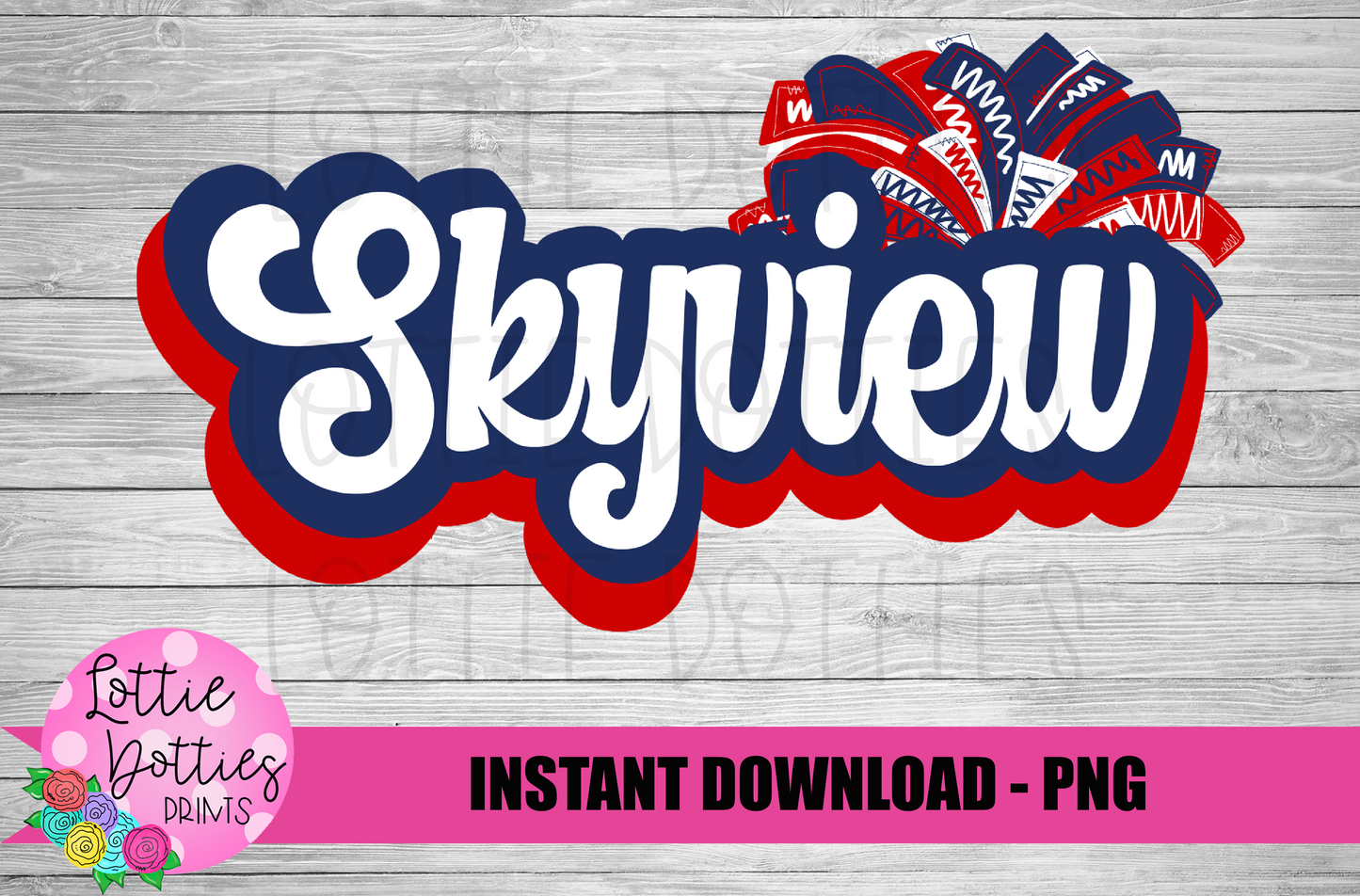 Skyview PNG - Skyline Sublimation design - Digital Download