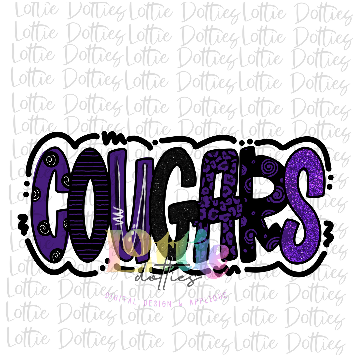 Cougars Png - Sublimation Design - Cougars Sublimation- Digital Download