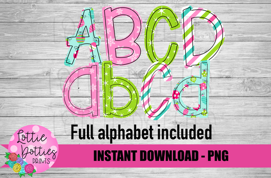 Christmas ornaments Alphabet - Christmas Alpha Pack - Alphabet Clipart - Instant Download  - Boy Alpha Pack