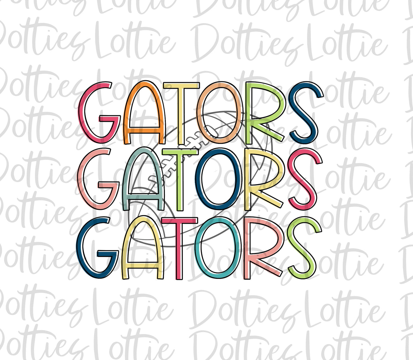 Gators Football - PNG - Football - Sublimation design - Digital Download