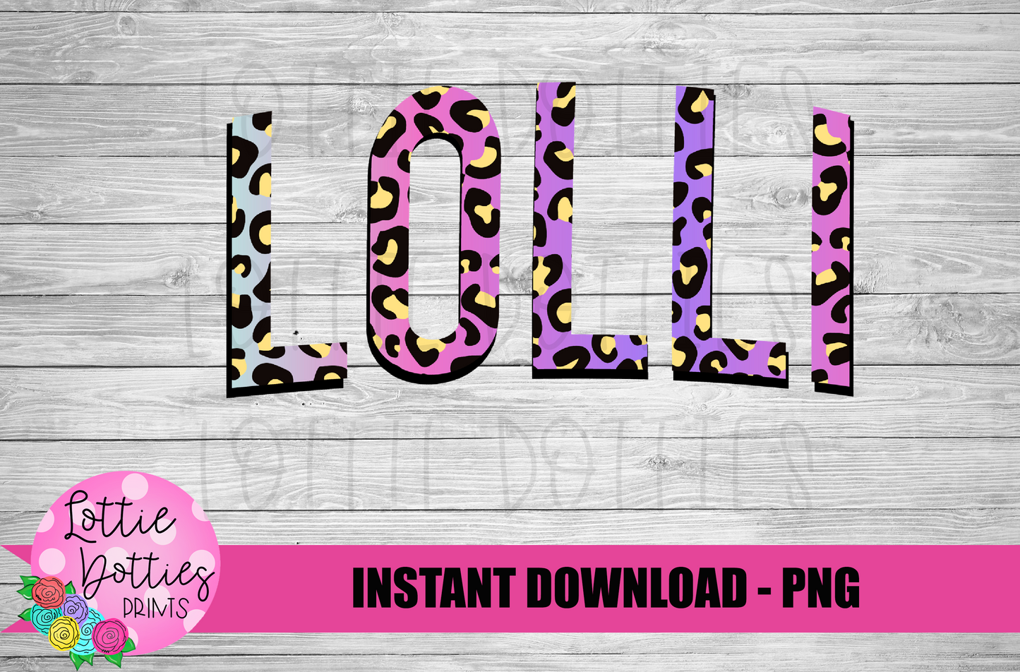Lolli Png - Lolli Cheetah Sublimation File - Instant Download - Digital Download