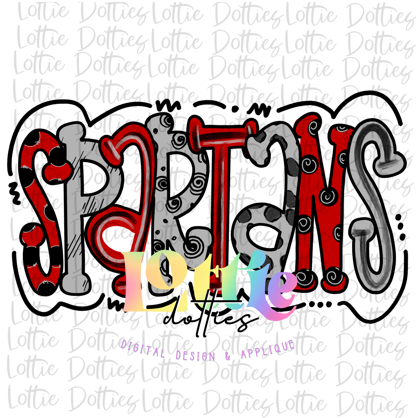 Spartans PNG - Spartans - Sublimation design - Digital Download Red and Gray