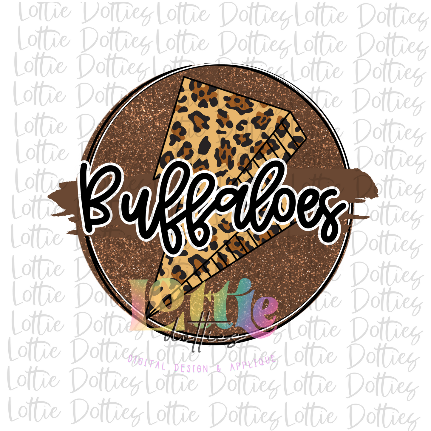 Buffaloes Circle PNG - Buffaloes Sublimation Design - Mascot