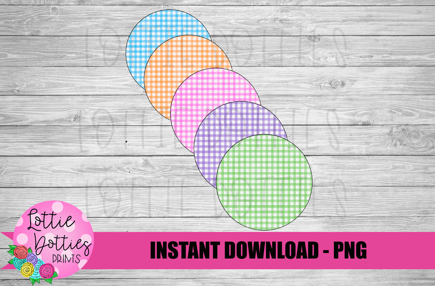 Watercolor Gingham Backgrounds