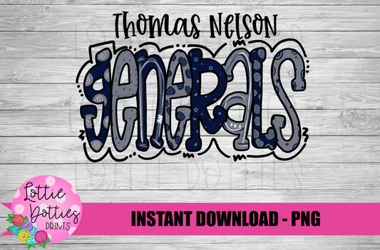 Generals PNG - Generals Sublimation  - Digital Download