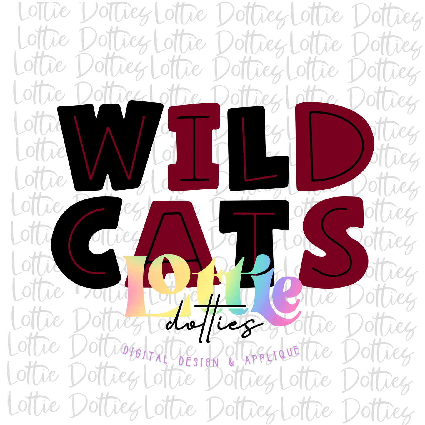Wildcats PNG - Wildcats - sublimation design - Digital Download Blue and Black