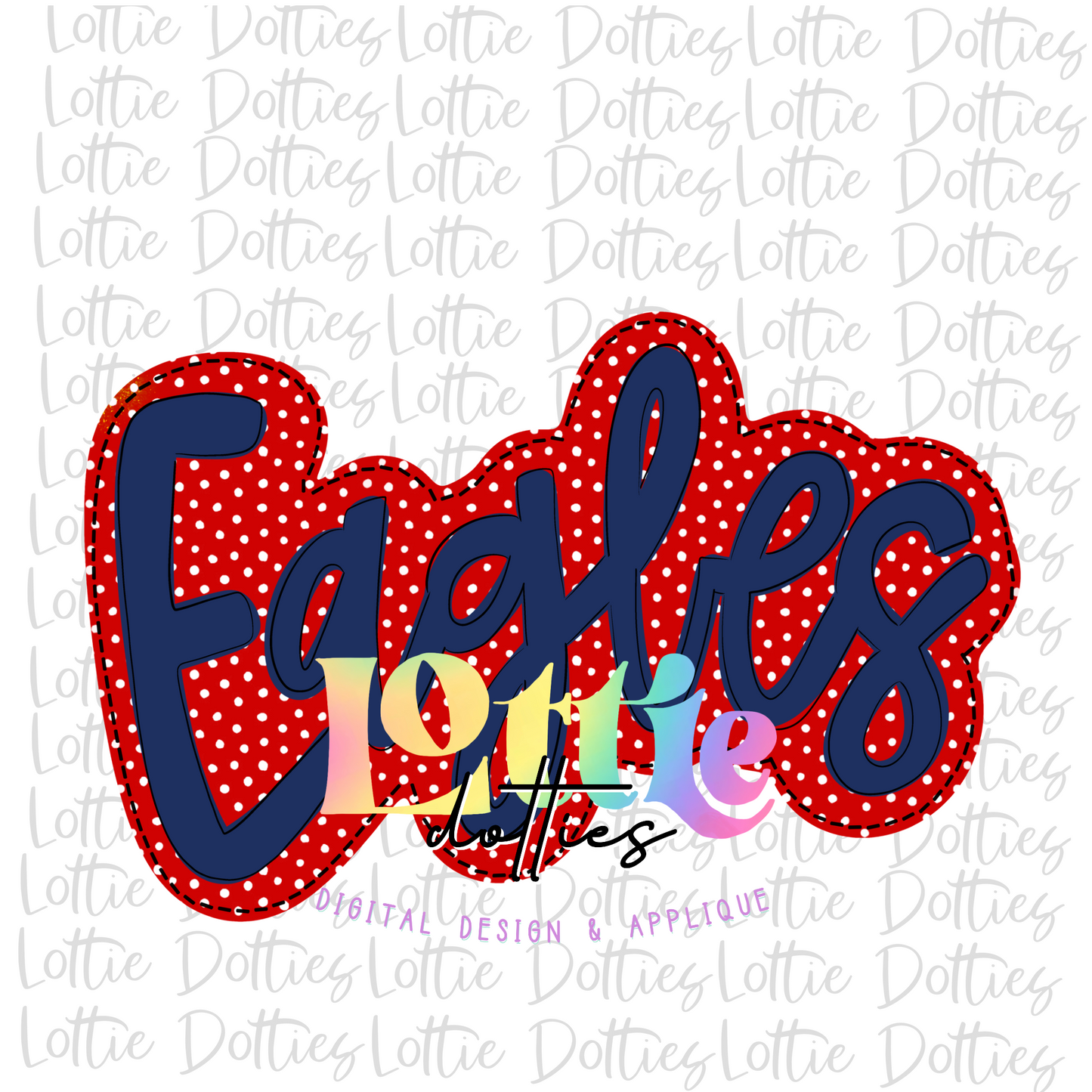 Eagles PNG - Eagles - sublimation design - Digital Download - Red and Navy