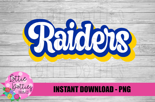 Raiders PNG -  raiders sublimation design - Digital Download
