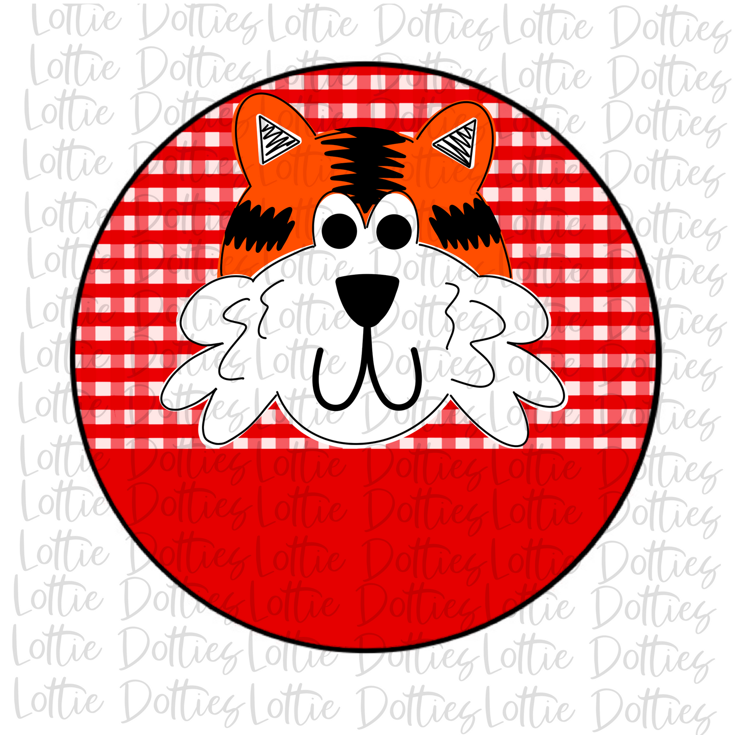 Tigers PNG - Tiger Circle Design - Sublimation Design - Digital Download
