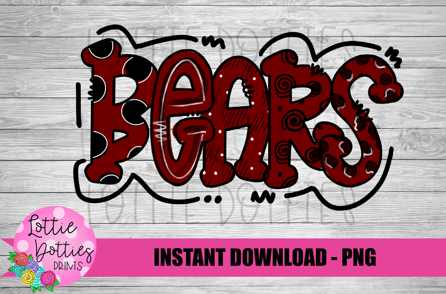 Bears PNG - Bears sublimation design - Digital Download