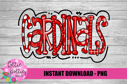 Cardinals PNG - Cardinals Sublimation design - Digital Download