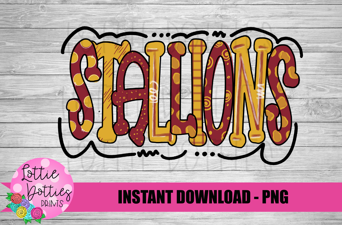 Stallions PNG - Stallions sublimation design - Digital Download