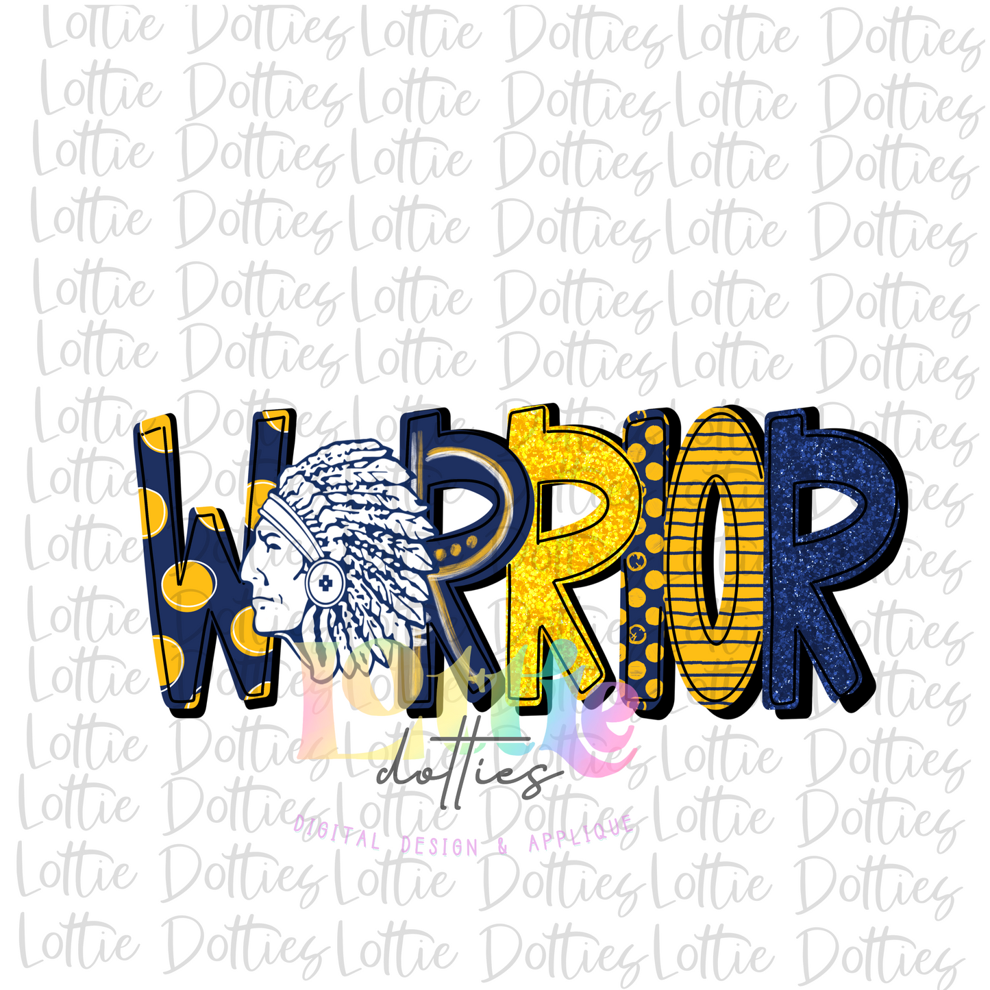 Warrior Png - Mascot Sublimation Design - Digital Download
