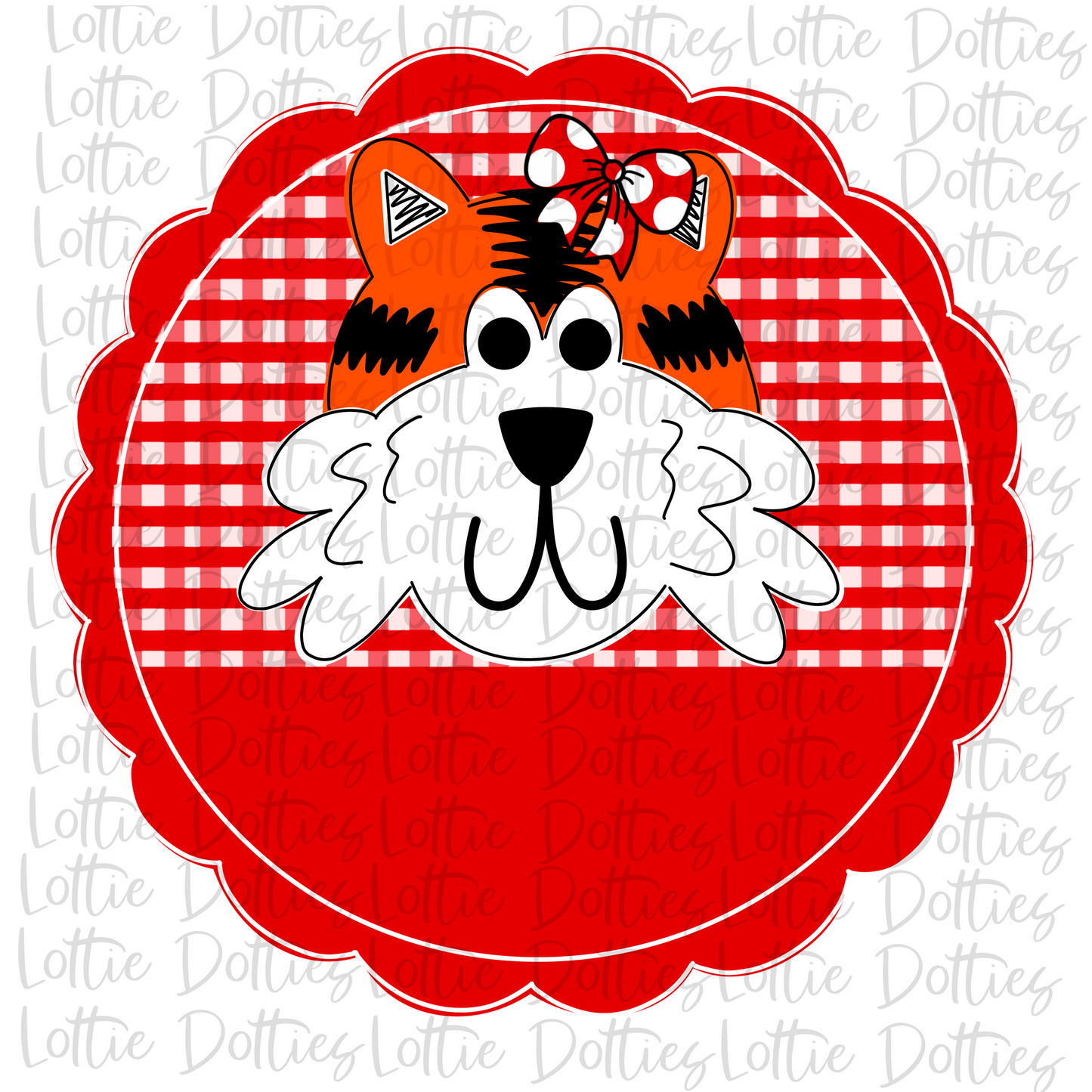 Tigers PNG - Tiger Scallop - Sublimation Design - Digital Download